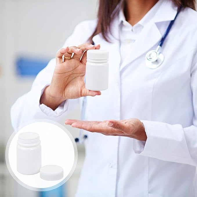 Waterproof Portable Pill Case 40Pcs Compact Moistproof Pill Holder Travel Medication Organizer 2.36X2.75X1.37In with Spiral Bottle Design