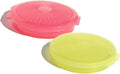Tupperware Mini Clamshell Pill Keeper Round Pocket Containers Set of 2 Pink and Green