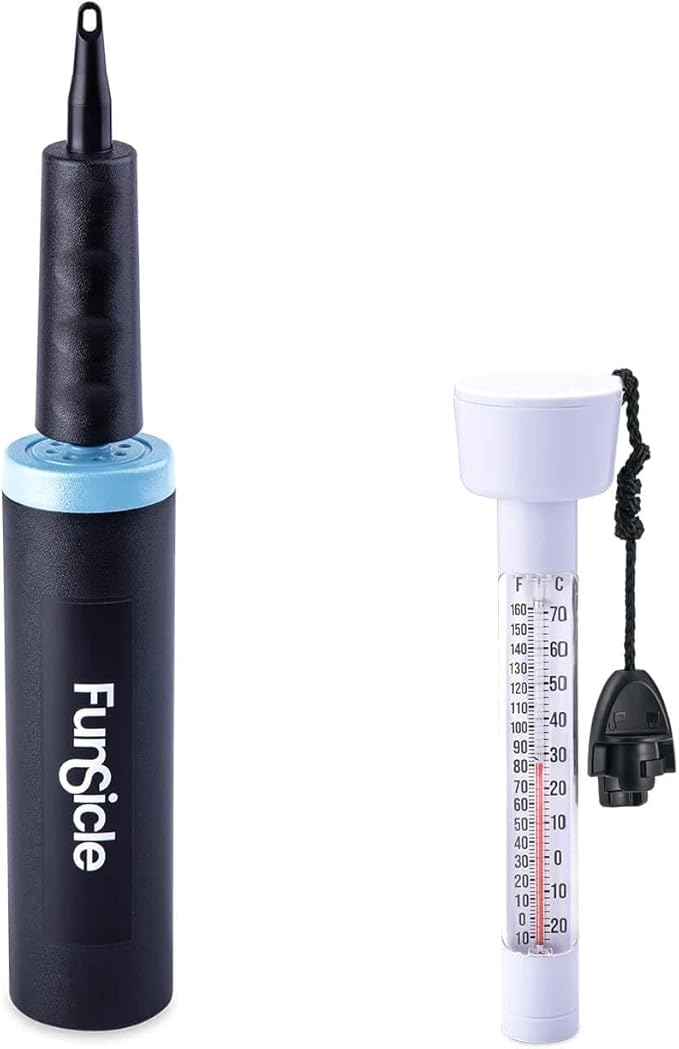 Funsicle Ice Well Cold Plunge Tub, Portable Recovery Ice Bath, for Athletes & Adults, 80 Gallon Triple Layer Outdoor Plunge Pool with Thermometer, Cover & Storage Bag