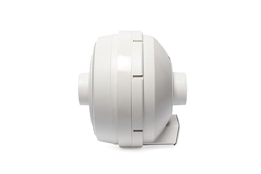 Festa AMG Eagle Radon Fan - Quiet and Energy Efficient 241 CFM Radon Mitigation System Inline Fan - 3" Electric Waterproof Inline Duct - Made with Sturdy Glass Reinforced Poly-Resin – White