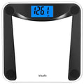 Vitafit Digital Bathroom Weight Scale for Body Weight, High Accuracy Assured by Weighing Professional Since 2001,Extra Large Blue Backlit LCD and Step-On, 400lb/182kg, Superb Black