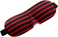1 PCS 3D Sleep Mask for Women Men Eye Mask for Sleeping Contoured Cup Night Blindfold Mask Block Out Light for Kids Girls and Adult Red Stripe