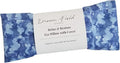 Lavender Eye Pillow with Washable Cover – Handmade Aromatherapy Eye Mask - Blue Squiggles Watercolor