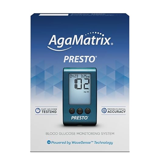 AgaMatrix Presto Blood Glucose Monitoring System