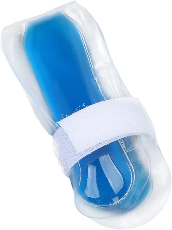 Finger Ice Pack, 3.1in Length Finger Toe Ice Pack Brace Reusable Hot and Cold for Trigger Mallet Broken Finger Lightweight Toe Tip Gel Ice Pack for Women Men Hot Cold Packs Ice
