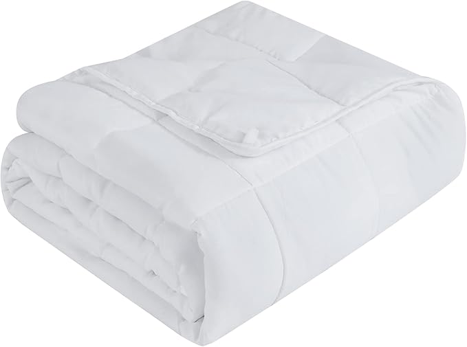 Topcee Weighted Blanket for Adults (12 lbs, 48" x 72") Twin Size Soft Cooling Heavy Blanket Sleeping, Apply to 110-130 lbs Body, Thick Breathable Blanket with Glass Bead, Easy Care