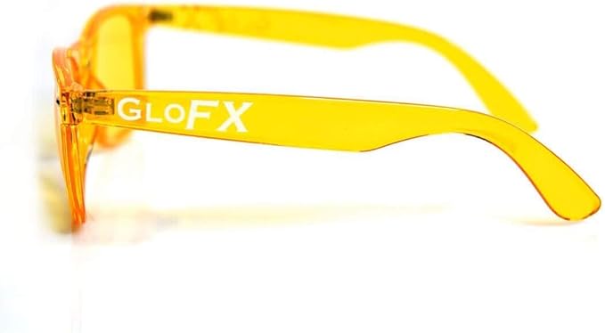 GloFX Yellow Color Therapy Glasses for Light Therapy and Mood Boosting, Chromotherapy