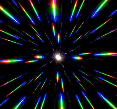 GloFX Paper Cardboard Diffraction Glasses – Geometric Rainbow (10 Pack)