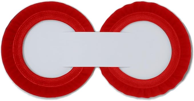 RadiArmor RF Blocking Headset Covers – Shielding for On-Ear Wireless Headsets, Headphones – Reduces RF Exposure Between 90-98% – Fits Most On-Ear Headsets (Red, Medium)