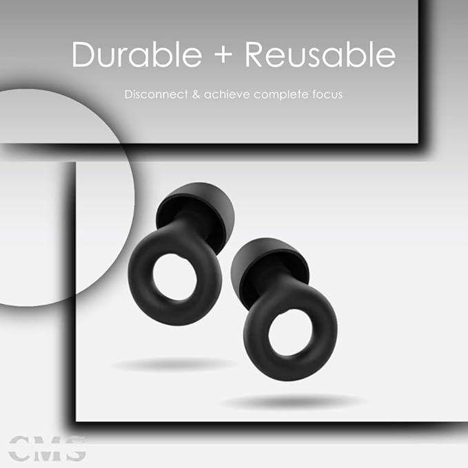 Unisex Sleep Mask - Plus A Pair of Sleep Plugs, Light and Sound Blocking, Soft and Comfortable, The Best Sleep Mask.