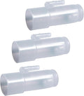 Bistras 3pk Oxygen Adapter Enrichment Port Connector fits CPAP Tubing Hose Model 1642 (3)