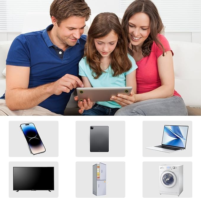 8 Pieces of Cell Phone Protection Neutralizers Stickers, Blockers Equipment Stickers for All Phones Tablets Laptops Computer WiFi All Devices Gold