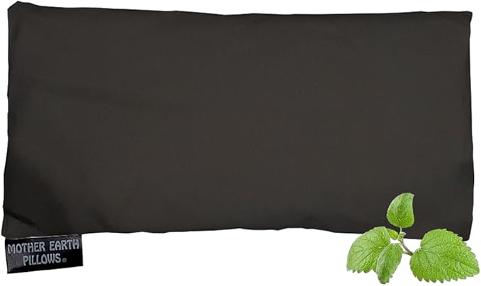 Mother Earth Pillows Therapeutic Eye Pillow (Black - Relieve Herbal Blend)