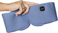 Heated Eye Mask - Cordless Eye Mask for Dry & Tired Eyes - 4 Adjustable Temperature Settings - Rechargeable and Light Blocking, Washable Cover for Cleaning (Ocean Stone)