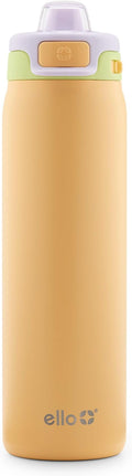 Ello Pop & Fill Insulated Stainless Steel Water Bottle with Quick Fill Lid, Leakproof Locking, Sip or Chug Spout, BPA-Free, Double Wall Vacuum Insulated for Sports, Travel & School- 22oz / 32oz / 40oz