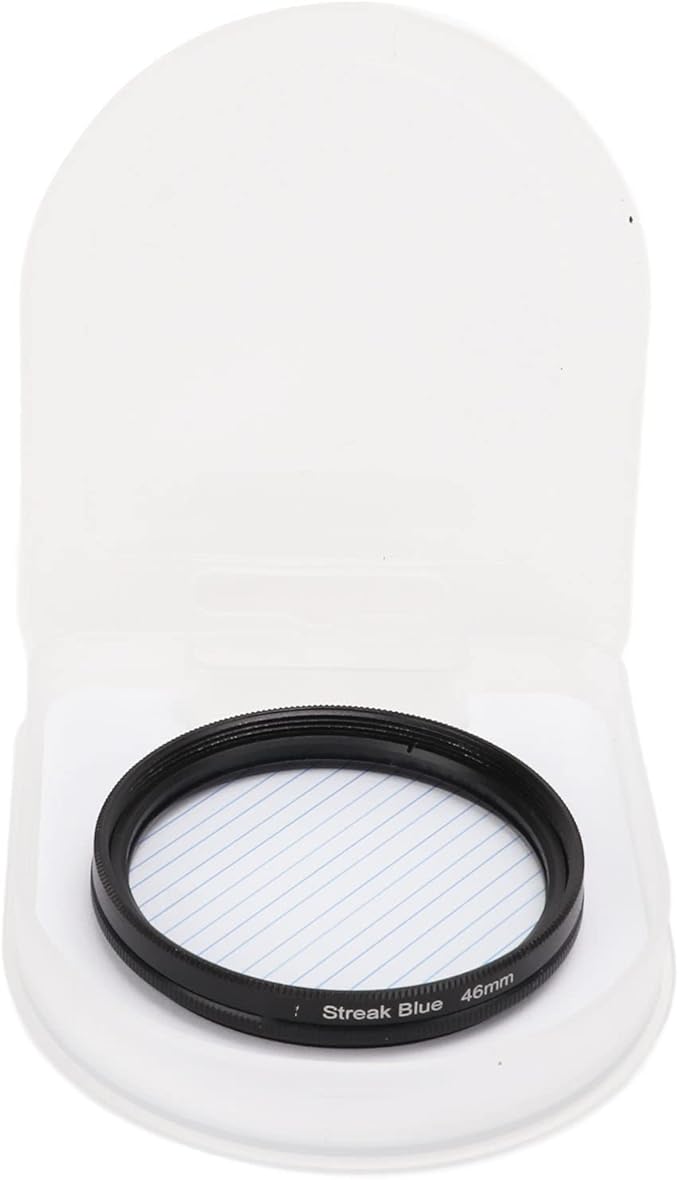 Special Effects Filter, 37mm 40.5mm 43mm 46mm 49mm Special Effects Lens Filter Anamorphic Special Effects Filter,for Most of Digital Cameras on The Market(46mm)