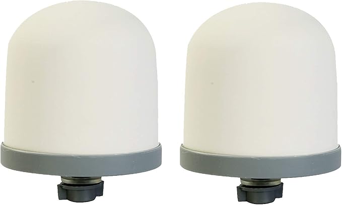 Huining Ceramic Dome Filter, Replacement for Water Pre-Filtration Unit, 0.15 to 0.5 Micron, Household Water Bucket Filtration System (4pcs)