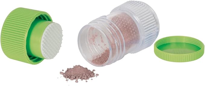 EZY DOSE Crushes Pills, Vitamins, Tablets, Storage Compartment, Removable Drinking Cup, Portable Design, Designed for Travel, Green, BPA Free
