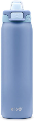 Ello Pop & Fill Insulated Stainless Steel Water Bottle with Quick Fill Lid, Leakproof Locking, Sip or Chug Spout, BPA-Free, Double Wall Vacuum Insulated for Sports, Travel & School- 22oz / 32oz / 40oz