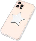 Ellie Rose Mirror Decal for Smartphone, Stick-On Star Mirror Phone Charm Sticker