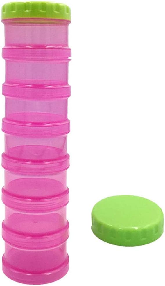 Weekly Pill Organizer, 7 Days Pill Case, Large Daily Travel Pill Case, Stackable Pill Box with Mosture Proof Design for Bag to Hold Pills/Vitamin/Fish Oil/Supplements/Medication