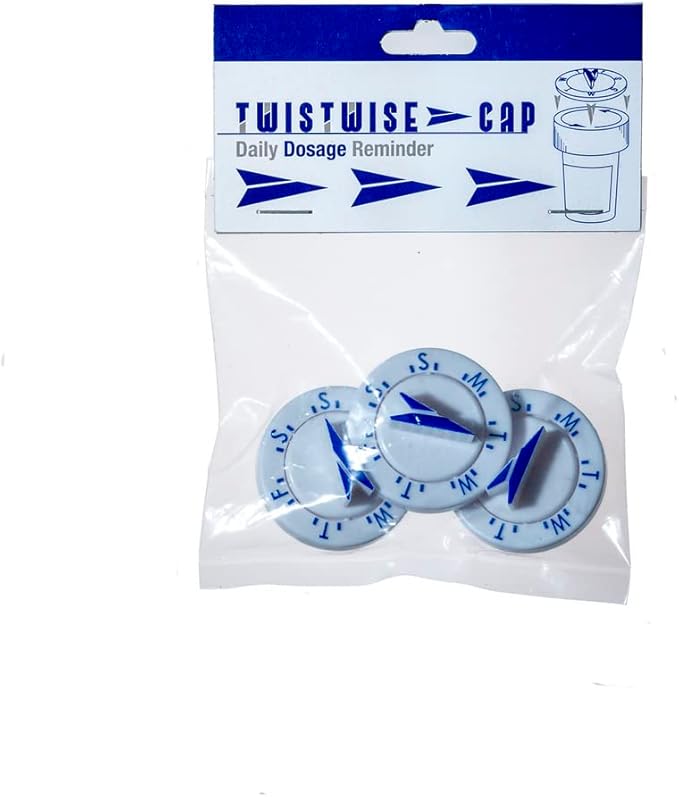 Twistwise™ Twice Daily Pill Reminder Dosage Dial - 3 Pack