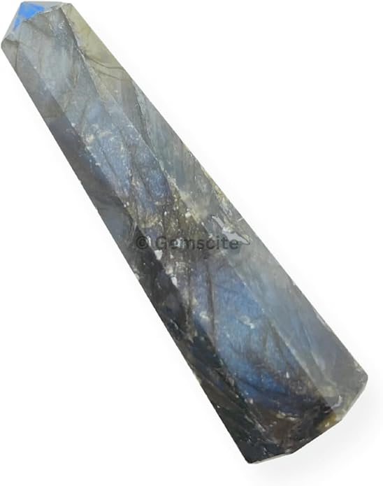 WholesaleGemShop 3 Inch Gemstones Obelisk Tower Jumbo Facet Aura Rock Crystal Natural Polished Earth Wand Spirit
