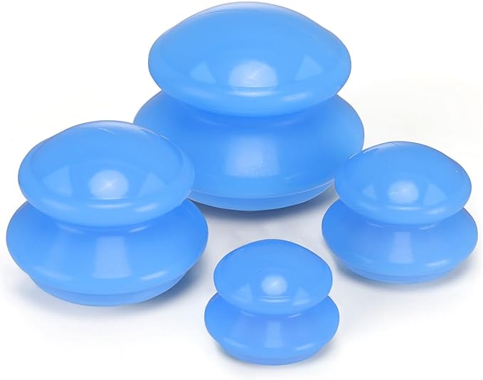 Silicone Cupping Therapy Set, Professional Studio and Home Cupping Set Massage Therapy Cups, Chinese Massage Cups for Cellulite Reduction Cupping Kit,Muscle and Joint Pain Myofascial Cupping Massager