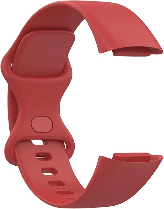 Compatible Soft Silicone Bands Sports Wristbands Replacement for Fitbit Charge 5&Charge 6 Advanced Fitness & Health Tracker Accessories Small/Large Watchbands