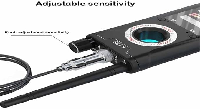 SALAN Hidden Camera Detector, RF Signal Scanner & GPS Tracker Finder, Portable Anti Spy Device for Hotel, Travel, Car, Home and Office