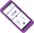Premium Silicone Case (More fit/More Coverage/More Protection) for Omnipod 5 Receiver (Continuous Glucose Monitoring) (Purple)