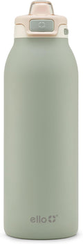 Ello Pop & Fill Insulated Stainless Steel Water Bottle with Quick Fill Lid, Leakproof Locking, Sip or Chug Spout, BPA-Free, Double Wall Vacuum Insulated for Sports, Travel & School- 22oz / 32oz / 40oz