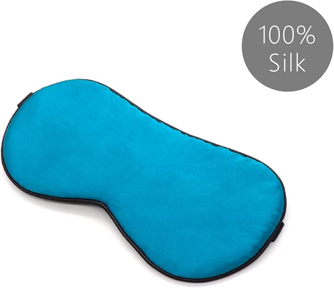 Silk Eye Mask for Men Women, Comfortable&Soft Sleep Mask with Adjustable Strap to Block Light, Ultimate Sleeping Aid/Blindfold,Super Smooth Eye Shade Cover