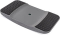 Standing Desk Balance Board - Resilient Flexible Core Wiggle Board for Active Standing - Lateral Tilt Exercise Board for Office Work with Washable TPE Massage Pads - 220 lbs, Gray