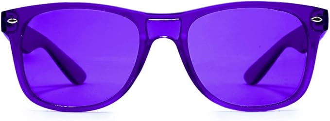 PURPLE CANYON Indigo Color Therapy Glasses for Chakra Healing, Chromotherapy, and Mood