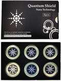 Silver EMF Stickers Blocker Neutralize Protection for Cell Phones case and Electronic Devices WiFi 5G (Pack of 12 Silver Stickers (2 Boxes of 6 Stickers))