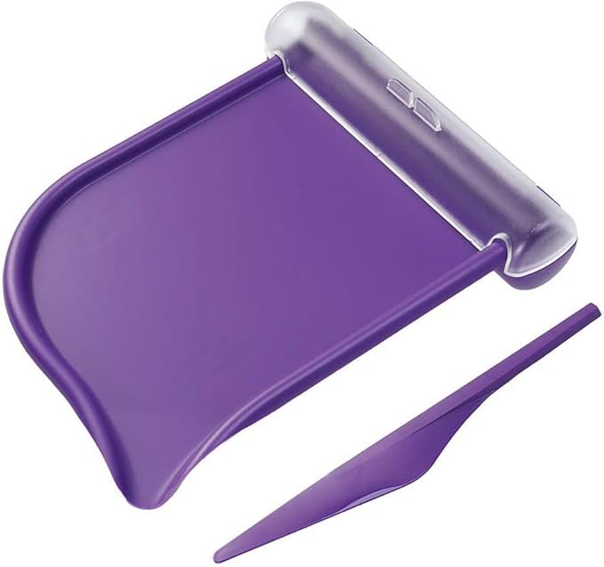 Pill Counting Tray with Spatula & Clear Chute Cover - Prescription Medication, Vitamin C E Fish Oil Dispenser Tool, Organiser Helper & Pill Box Companion for Filling