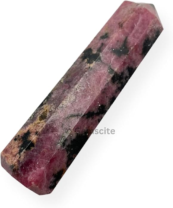 WholesaleGemShop 3 Inch Gemstones Obelisk Tower Jumbo Facet Aura Rock Crystal Natural Polished Earth Wand Spirit