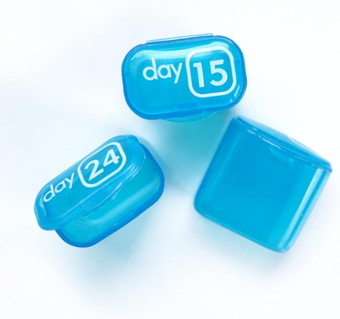 31 Day Monthly Pill Pod Organizer for Easy Medication Management - Stay on Track with Daily Vitamin Supplement Med Boxes, Ready for Travel