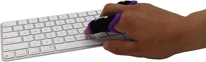 LIONTEK Single Finger Sleeve Pair - Sports Compression Finger Sleeve for BJJ, MMA, Basketball, Weight Lifting, and More