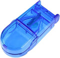 1Pc Blue Pill Cutter,Pill Cutter and Splitter with Dispenser,Splitter with Dispenser, Cuts Pills, Vitamins, Tablets, Cutting Small or Large Pills Daily Medicine Organizer, Medication Aids