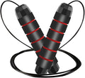 Jump Rope, Adjustable Jump Ropes for Fitness for Women Men and Kids Tangle-Free Rapid Speed Jumping Rope Cable with Ball Bearings Exercise&Slim Body at Home School Gym