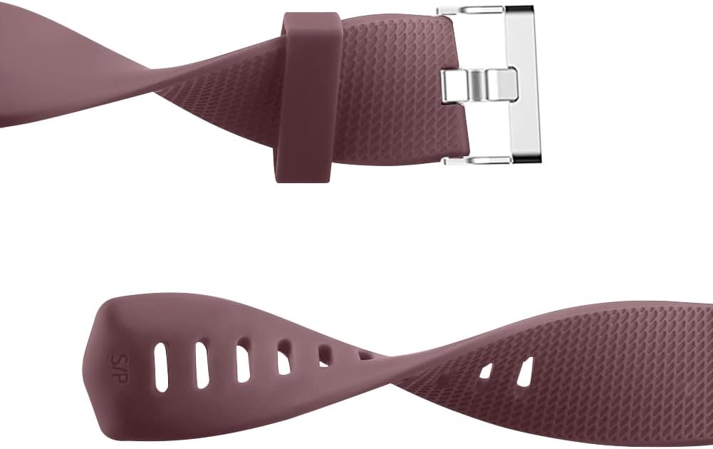 3 Pack Sport Bands Compatible with Fitbit Charge 2 Bands Women Men, Adjustable Replacement Straps Wristbands for Fitbit Charge 2 HR Small Large