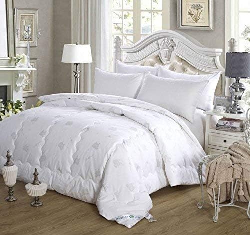 HealthyLine Tourmaline Fiber Filled Comforter - 233 TC Cotton Exterior, Lightweight, Breathable, Biomagnetic and Far Infrared Therapy (Full)