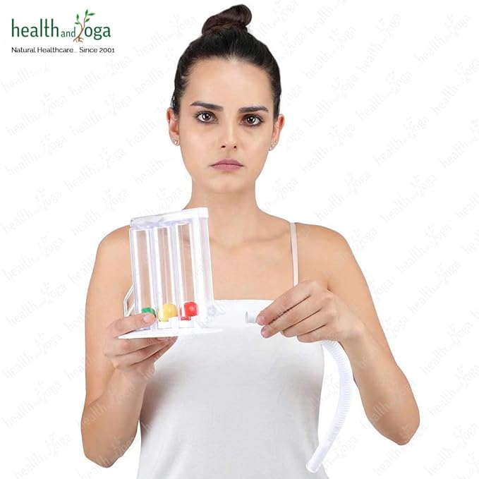 HealthAndYoga™ Deep Breathing Exerciser - Breath Exercise System