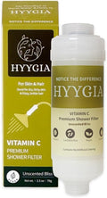 Premium Vitamin C Shower Filter for Hair and Skin - High Output Chlorine Remover & Water Filtration - Reduces Dry Itchy Skin & Frizzy Brittle Hair - Universal Fit (Unscented Bliss)