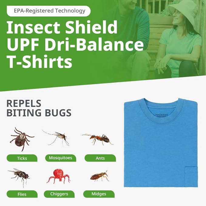 Insect Shield Men's UPF 30+ Dri-Balance Long Sleeve