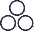 TENOC Universal Metal Ring Sticker for Magnetic Charger Compatible with iPhone/Samsung/Android All Cellphones, Magnetic Mount/Phone Holder Conversion Accessories, 3Pcs, Navy Blue