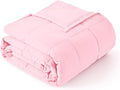 Topblan Weighted Blanket for Adults 12lbs, Soft Cooling Breathable Weighted Throw for Sleeping, Machine Washable Heavy Blanket with Glass Beads for Summer, Sofa Bed, 48"x72" Twin Size