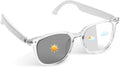 Bluetooth Glasses for Men & Women, Photochromic Lenses, Open-Ear Audio, Touch Control, Hands-Free Calls & Music, Smart Glasses for Walking & Travel (Transparent White Frame)